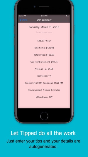 Tipped: A Driver's Tip Tracker(圖6)-速報App