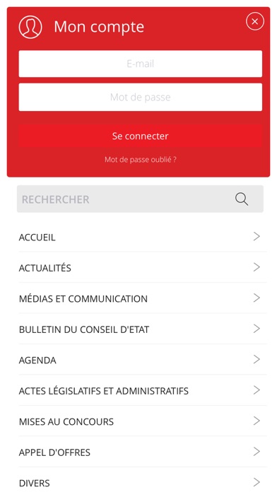 Bulletin officiel Valais screenshot 4