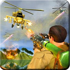 Activities of Heavy Gunship Helicopter War