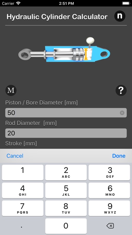 Hydraulic Cylinder Calc
