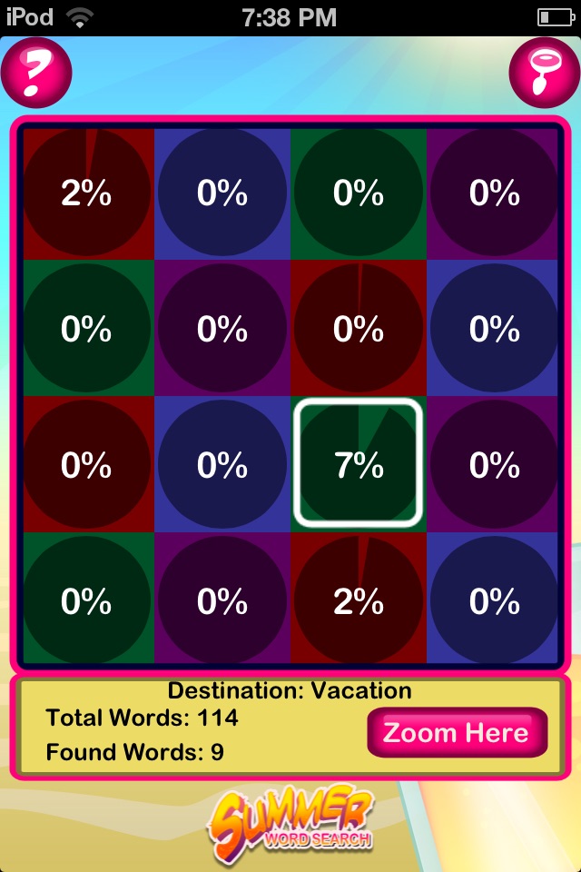 Epic Summer Word Search - giant wordsearch puzzle screenshot 3