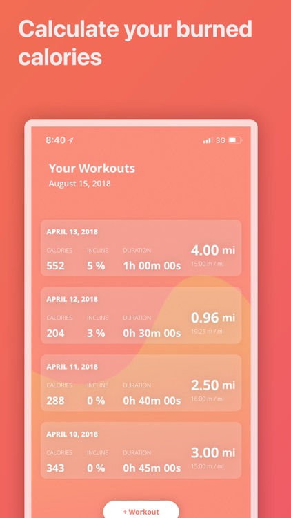 Treadmill Tracker: Run Workout