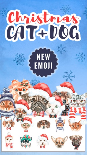 Xmas Pals - Cat and dog emojis(圖1)-速報App