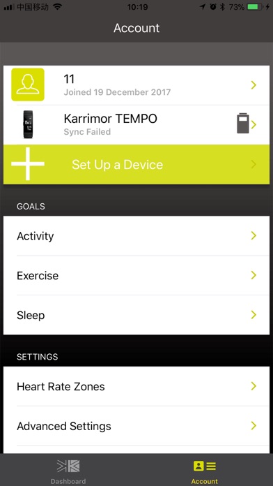 karrimor excel activity tracker