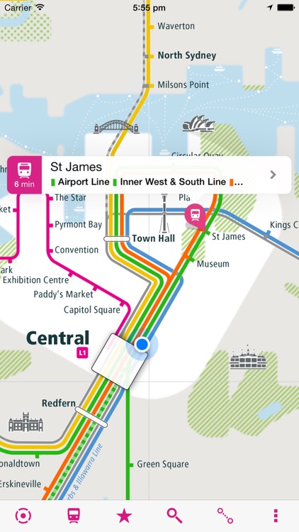 Sydney Rail Map