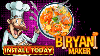 How to cancel & delete Biryani Maker:Girls Cooking Game from iphone & ipad 1