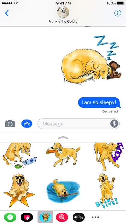 Golden Retriever Illustrated Stickers screenshot-4