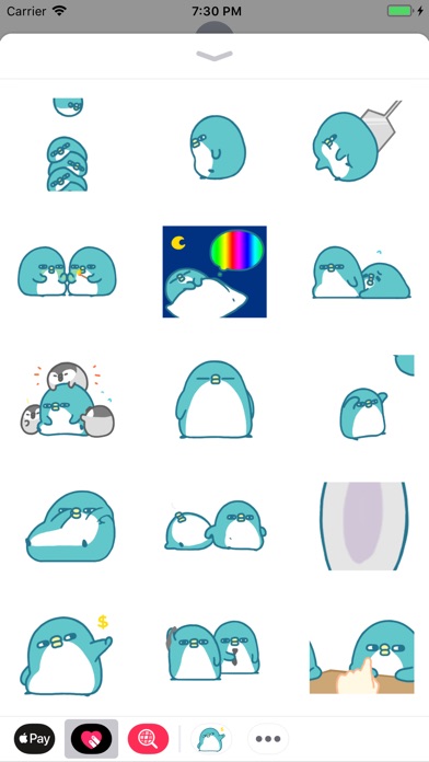 BluePenguins Animated Stickers screenshot 2