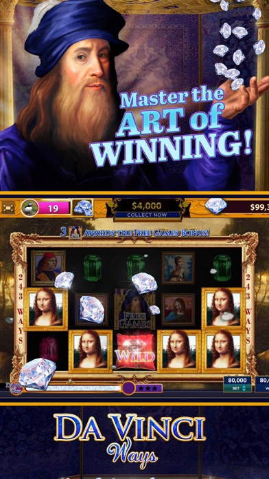 Da Vinci Diamonds Casino screenshot 2