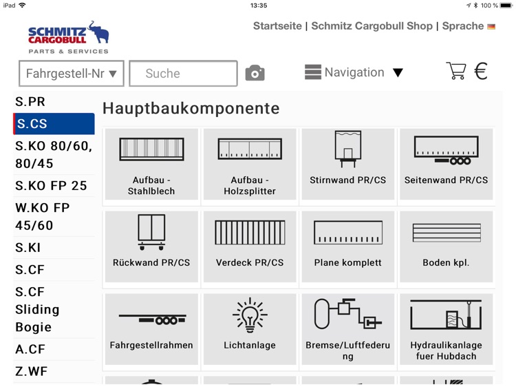 Cargobull EPOS Catalog