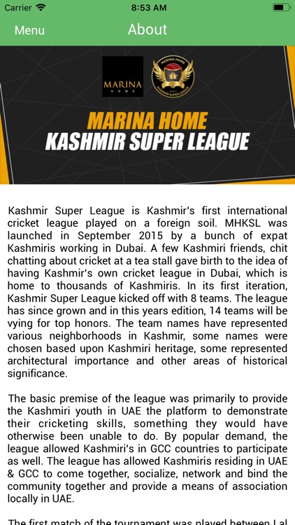 Kashmir Super League - KSL