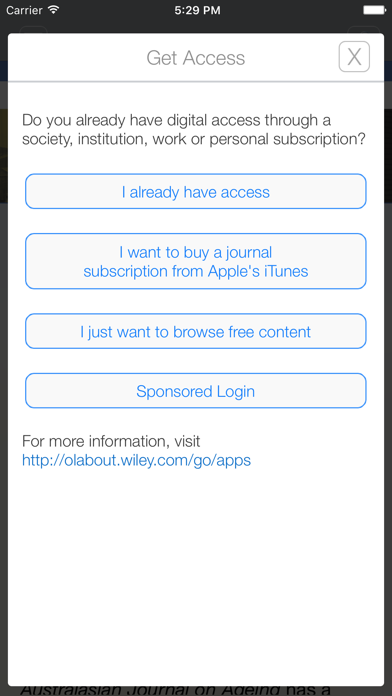 How to cancel & delete Australasian Journal on Ageing from iphone & ipad 1