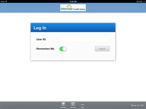 Interstate Credit Union for iPad screenshot 2