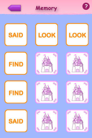 Princesses Learn Sight Words screenshot 4