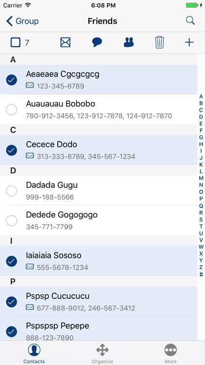 iContacts: Group Contacts