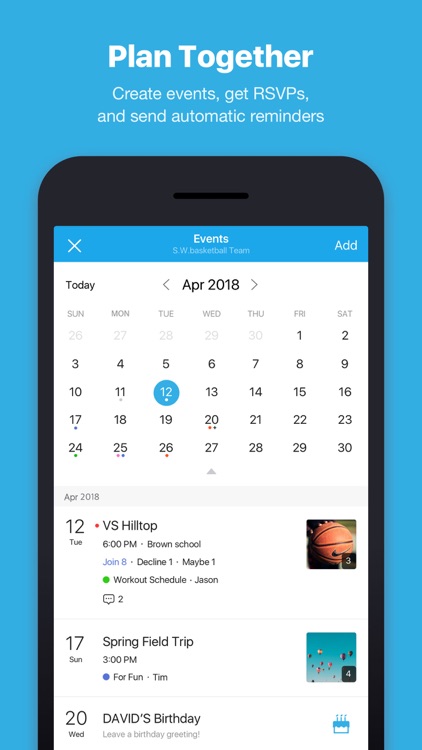 BAND - Organize your groups screenshot-4