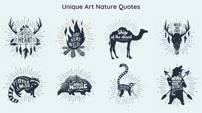 Ink Wildlife Quote Sticker App screenshot 3