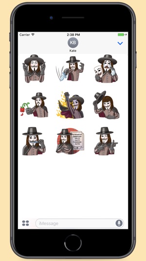 Guy Fawkes Stickers(圖2)-速報App