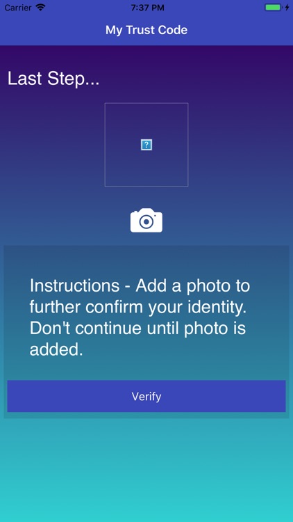 Trust Code - Authentication screenshot-3