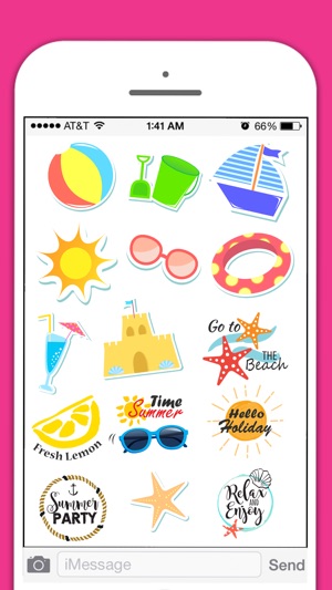 Summer Pool Party Cat & Unicorn Stickers Pack(圖3)-速報App