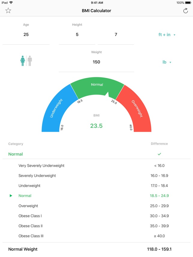 Bmi Calculator Weight Loss On The App Store