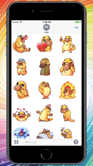 Funny Platypus Stickers(圖1)-速報App