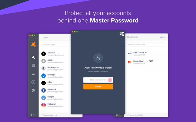 avast passwords firefox addon