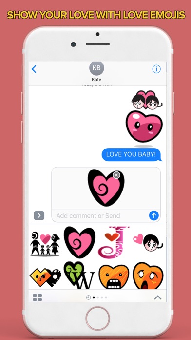 Love Stickers Emojis screenshot 2