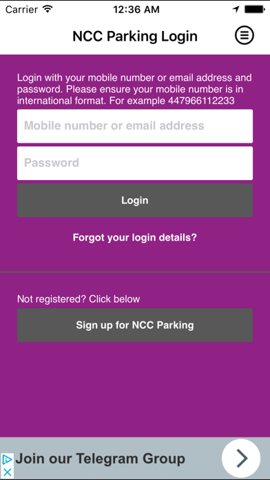 NCC Parking screenshot 2