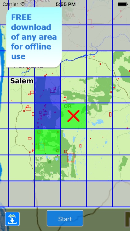 Aqua Map Oregon Lakes GPS HD screenshot-5