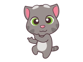 Baby Cat Name Tommy Stickers