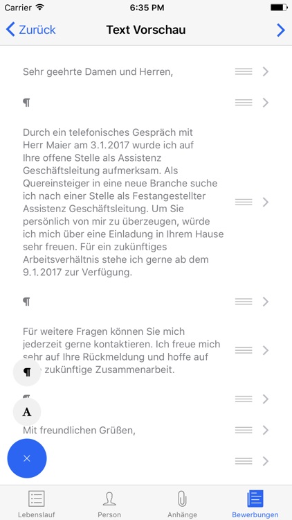 Bewerben App screenshot-4