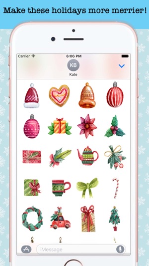 Watercolor Christmas Stickers(圖5)-速報App