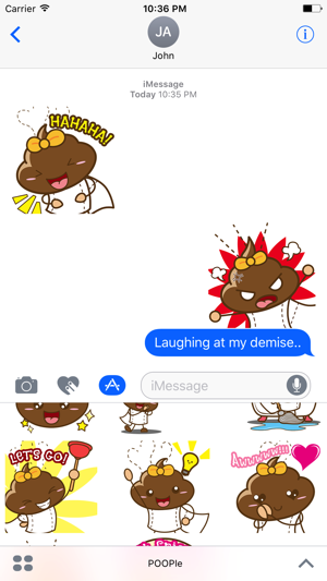 Animated Poopie Funny Stickers(圖2)-速報App