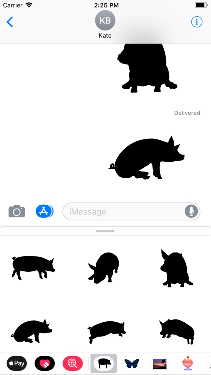 Silhouette Animal Stickers screenshot-4