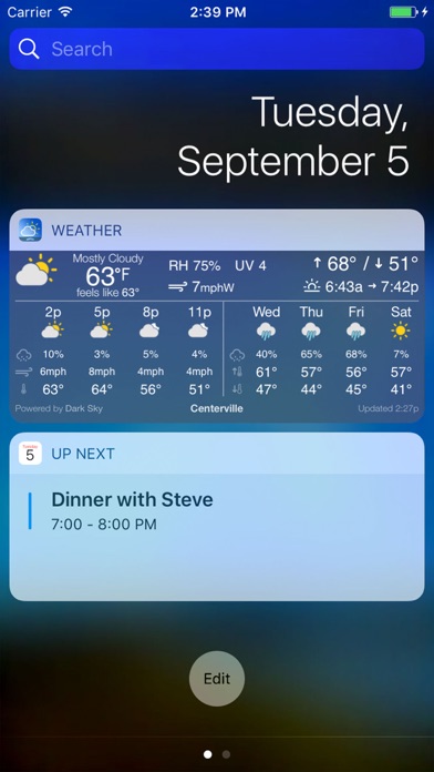 Simple Weather Widget Screenshot 1