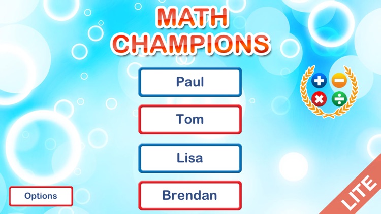 Math Champions lite - fun brain games for kids screenshot-3