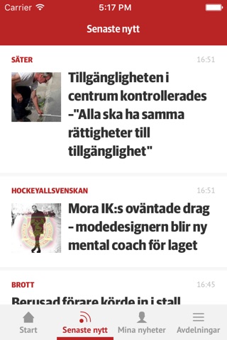 Dala-Demokraten Nyhetsapp screenshot 3