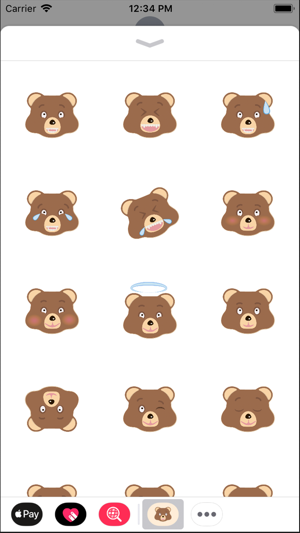 Cutie Bear Emoji Stickers(圖3)-速報App