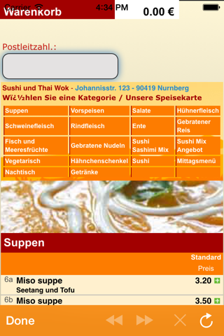 Sushi Thai Wok Nuernberg screenshot 3