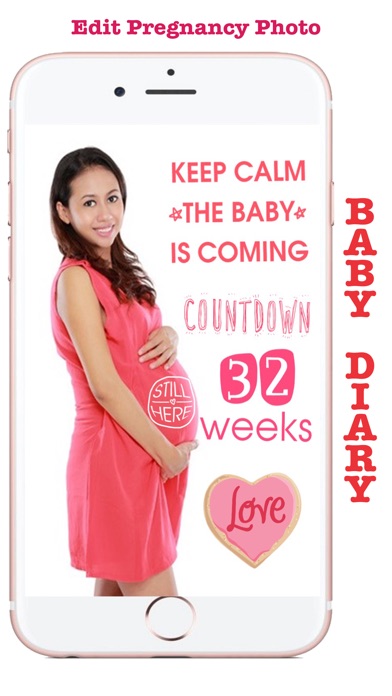 Baby diary Pregnancy Pics Baby Milestones photo screenshot 2