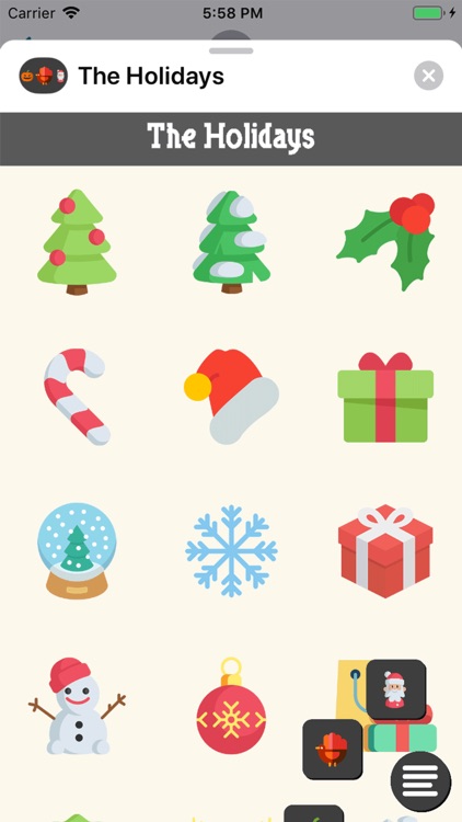 The Holidays Stickers