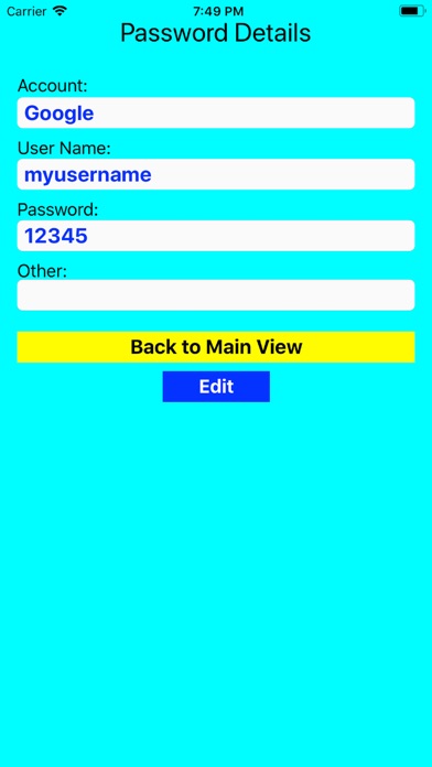 CM Password Store screenshot 3