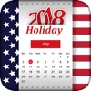 USA Calendar 2018