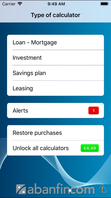 Abanfin Financial Tools