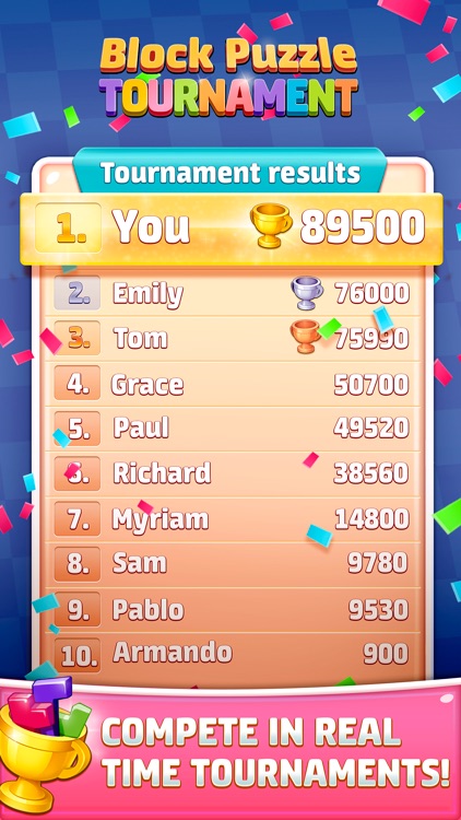 Block Puzzle Tournament
