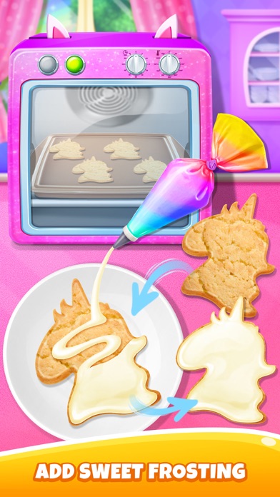 Sweet Unicorn Rainbow Cookies screenshot 2
