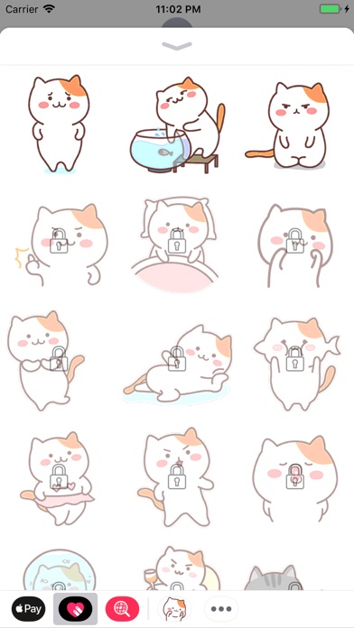 The Kitty Animated Stickers screenshot 2