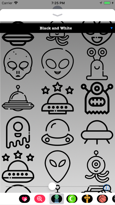 Alien Stickers - Outer Space screenshot 3