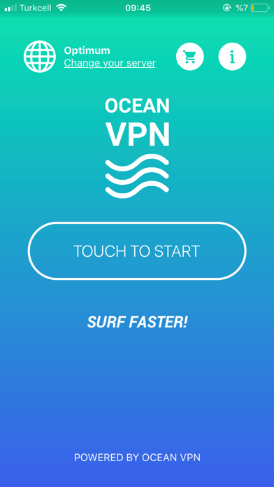 Ocean VPN screenshot 2
